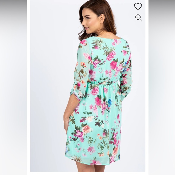 ‼️SOLD‼️ Pink blush Maternity Dress - Picture 8 of 12